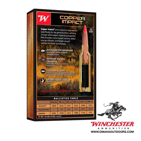 winchester copper impact test|winchester copper impact 6.5 creedmoor.